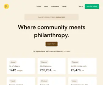 Kwanda.co(A modern collection pot for black communities) Screenshot