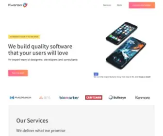 Kwanso.com(Web and Mobile Development) Screenshot