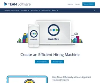 Kwantek.com(Global Workforce Management Software) Screenshot