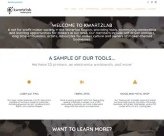 Kwartzlab.ca(Home of Kwartzlab Makerspace in Kitchener/Waterloo) Screenshot