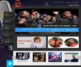 Kwaygospel.com(KWAY-DB GOSPEL STATION) Screenshot