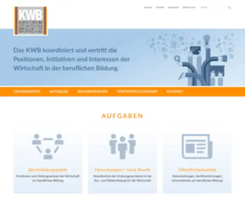 KWB-Berufsbildung.de(Startseite) Screenshot