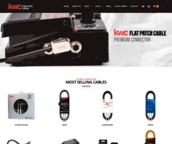 KWC.com.ar(Instrument Cables) Screenshot