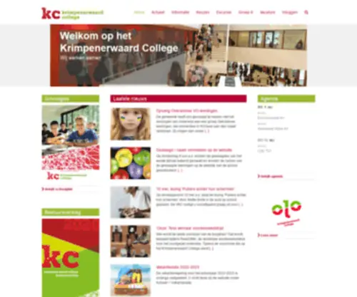 Kwcollege.nl(Krimpenerwaard College) Screenshot