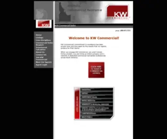 Kwcommercialidaho.com(Commercial Listings in Boise) Screenshot