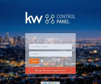 Kwcontrolpanel.com(KW Control Panel) Screenshot