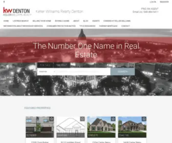 Kwdenton.com(Denton Real Estate) Screenshot