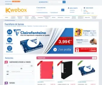 Kwebox.com(Page d'accueil) Screenshot