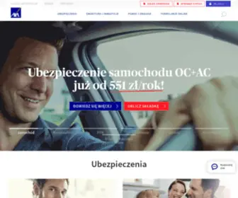 Kwestiapieniedzy.pl(Uniqa (AXA)) Screenshot