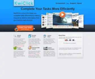 Kwiclick.com(Complete Your Tasks More Efficiently) Screenshot