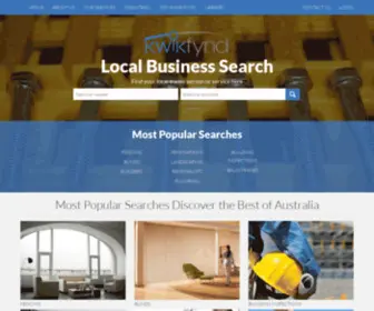 Kwikfynd.com.au(Your Australian Local Business Directory) Screenshot