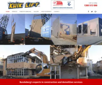 KwikliftQld.com.au(Asbestos Removal in Bundaberg) Screenshot