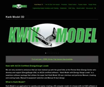 Kwikmodel.com(Kwik Model 3D) Screenshot