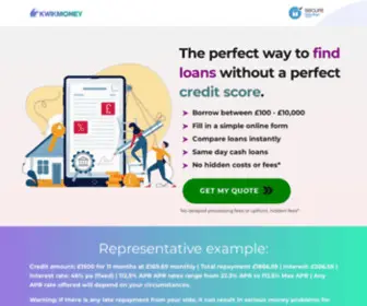 Kwikmoney.co.uk(Representative example) Screenshot