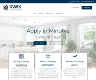 Kwikmtg.com(Kwik Mortgage Corporation) Screenshot