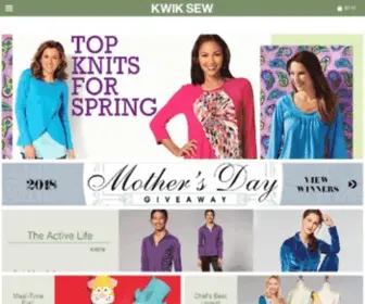 Kwiksew.com(Your Sewing Pattern Destination) Screenshot