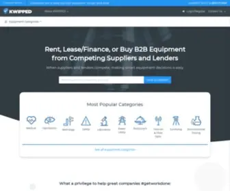 Kwipped.com(Equipment Rental And Leasing Marketplace) Screenshot
