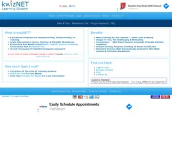 Kwiznet.com(KwizNET Math/Science/English Homeschool/Afterschool/Tutoring Lessons/Worksheets/Quizzes/Trivia) Screenshot