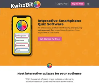 Kwizzbit.com(The Interactive Smartphone Pub Quiz) Screenshot