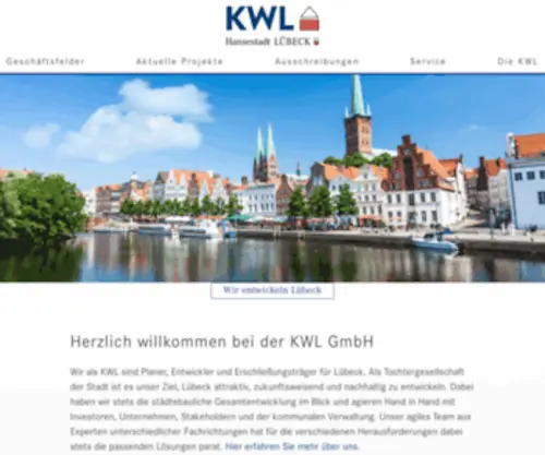 KWL-Luebeck.de(KWL GmbH) Screenshot