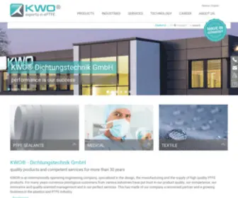 Kwo-Ptfe.de(KWO®) Screenshot