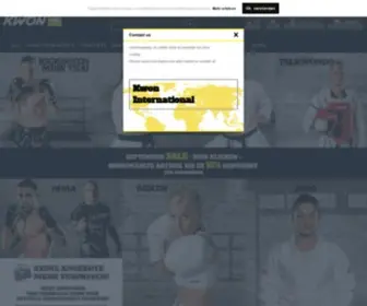 Kwon.com(KWON Kampfsport Shop) Screenshot