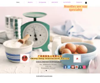 Kwongseng.com.sg(Kwong Seng International Pte Ltd) Screenshot