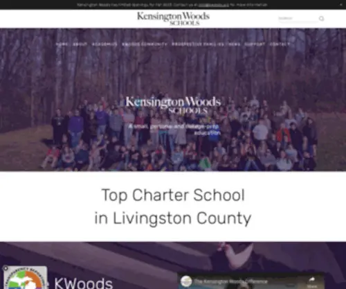 Kwoods.org(Top Charter School In Livingston County) Screenshot