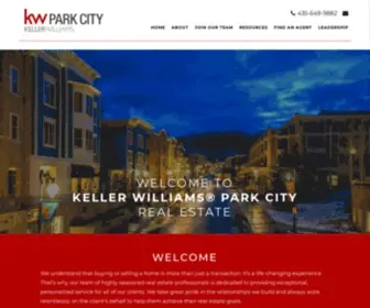 Kwparkcity.com(KELLER WILLIAMS® Park City) Screenshot