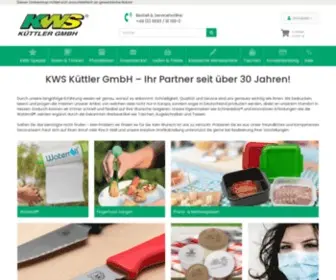 KWS-Shop.com(KWS Küttler GmbH Werbemittel) Screenshot