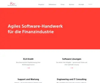 Kwsoft.ch(K&W Software AG) Screenshot
