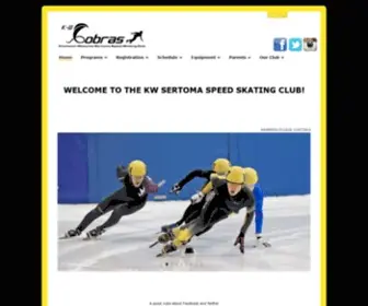 KWspeedskating.com(KW Speedskating) Screenshot