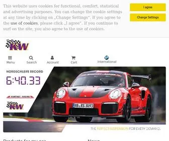 Kwsuspensions.com(KW automotive North America) Screenshot