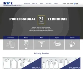KWT-Auto.com(Professional Packing Machine Manufacturers) Screenshot
