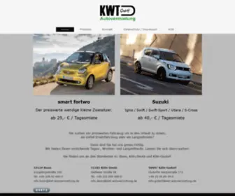 KWT-Autovermietung.de(KWT Autovermietung) Screenshot