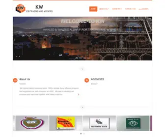 KWtrading.co(KW FOR TRADING AND AGENCIES) Screenshot