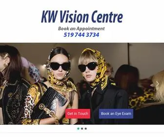 Kwvisioncentre.com(Your Family Optometrist) Screenshot