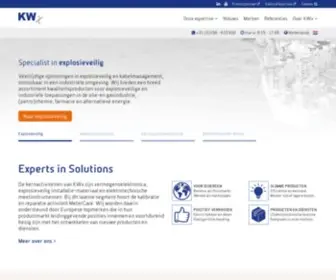 KWX.eu(ATEX installatiemateriaal) Screenshot