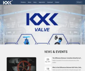 KXcvalve.com(Industrial Valve Manufacturer) Screenshot