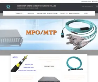 Kxind.com(Quality Fiber Optic Armoured Cable & Fiber Optical Patch Cord factory from China) Screenshot
