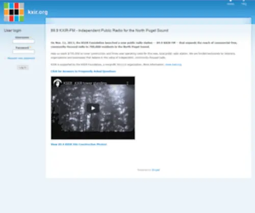 Kxir.org(89.9 KXIR) Screenshot