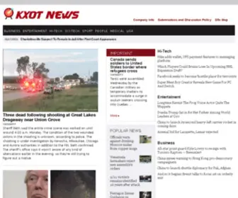 Kxotnews.com(The Kxot Radio & Gazette) Screenshot