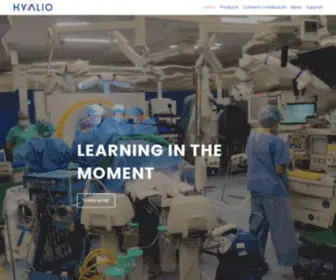 Kyalio.com(Kyalio-Virtual Reality Surgical Training) Screenshot