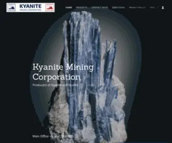 Kyanite.com(Kyanite Mining Corporation) Screenshot