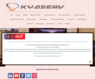 Kyaserv.com.ar(Balanzas y Servicios) Screenshot