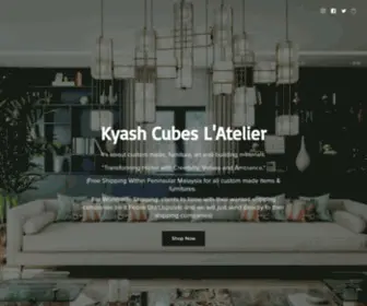 Kyashcubes.com(Kyash Cubes L'Atelier) Screenshot