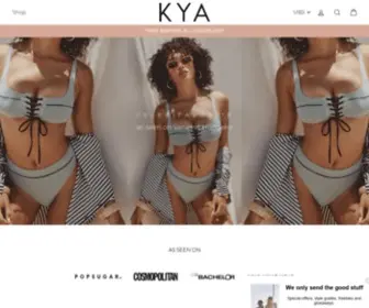 Kyaswim.com(KYA swim) Screenshot