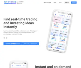 Kyatrade.com(Get Stock Trading & Investing Ideas in Share Market) Screenshot