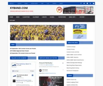 Kyband.com(Serving Kentucky Bands for 20 Years) Screenshot