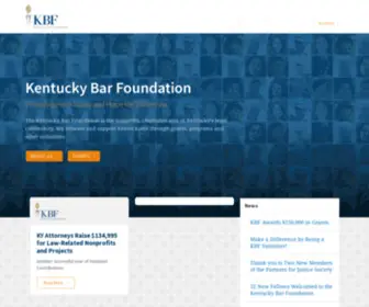 Kybarfoundation.org(The Kentucky Bar Foundation) Screenshot